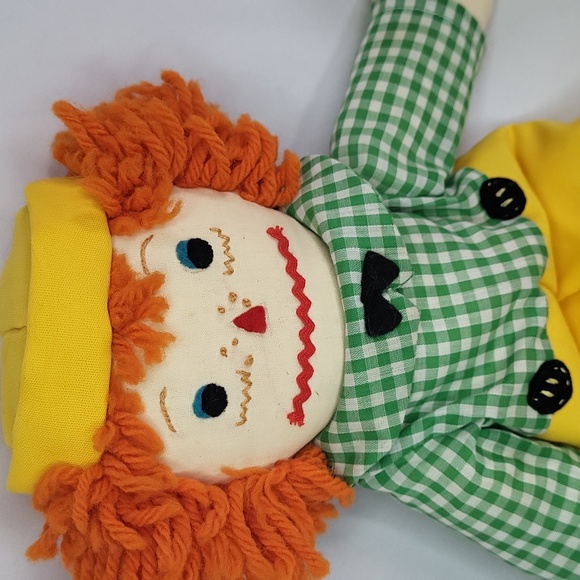 Raggedy Andy Doll handmade ragdoll 80s vintage good condition - Picture 13 of 14